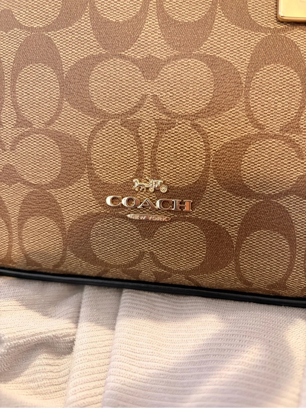 Coach Dome Satchel in Signature Jaquard